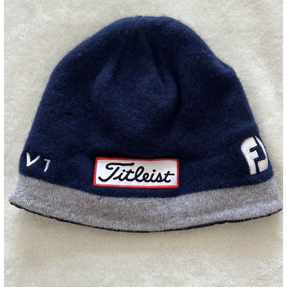 Titleist Men's Navy and Gray Beanie Hat